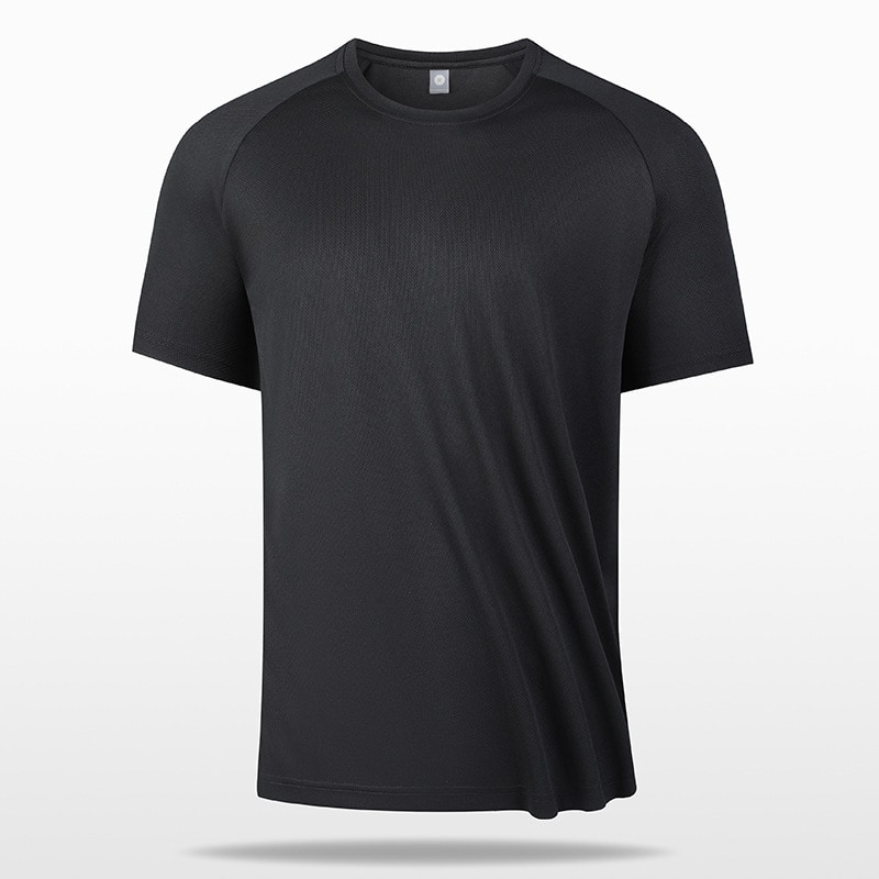 Men's multicolored short-sleeved quick-drying transparent sports t-shirt for running