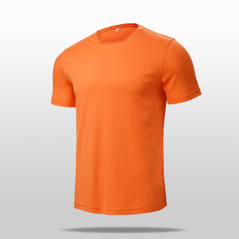 Men's multicolored short-sleeved quick-drying transparent sports t-shirt for running