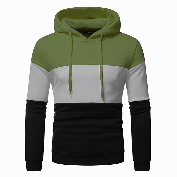 Three-piece sweatshirt trend with a new style.