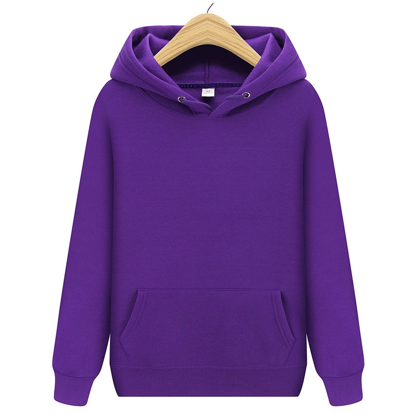 Manufacturer of spring and autumn fashion sports hoodies in solid colors.
