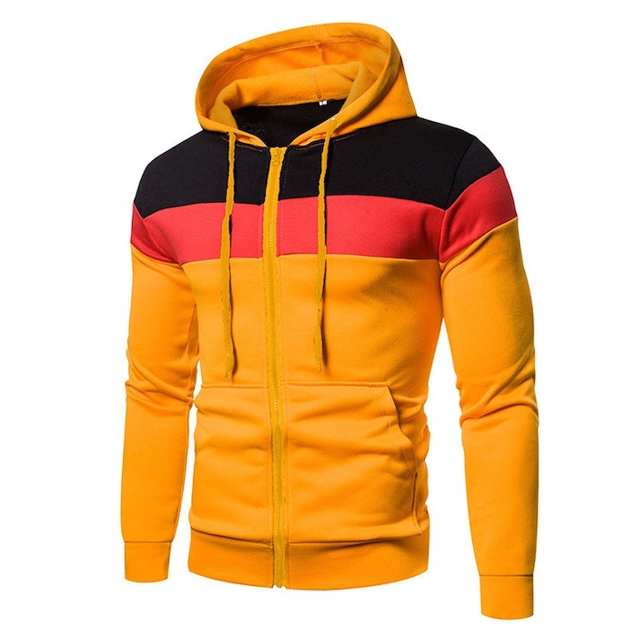 2024 Cross-Border Zipper Jacket, New Fashion, Casual Sportswear, Men's Sweatshirt