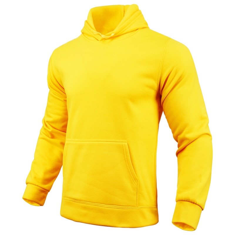 Plain hooded sweatshirt made of 180g fabric, casual fashion brand sweatshirt.