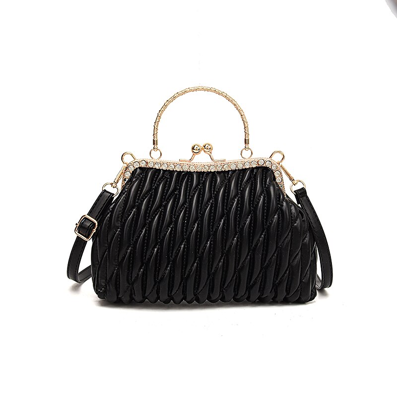 Women's handbag, evening bag, clutch bags, PU leather daily bridal wedding bags.