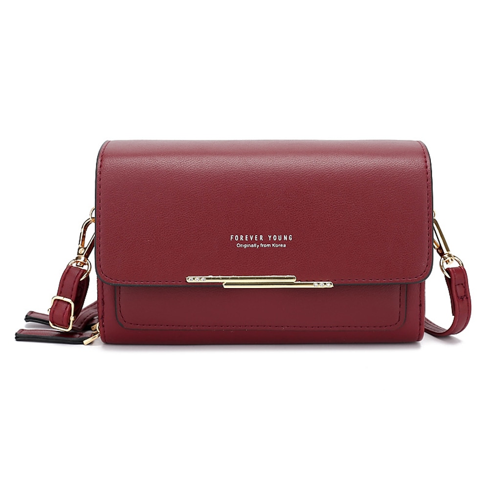 Women's crossbody bag, shoulder bag, wallet, cell phone bag, PU leather office bags