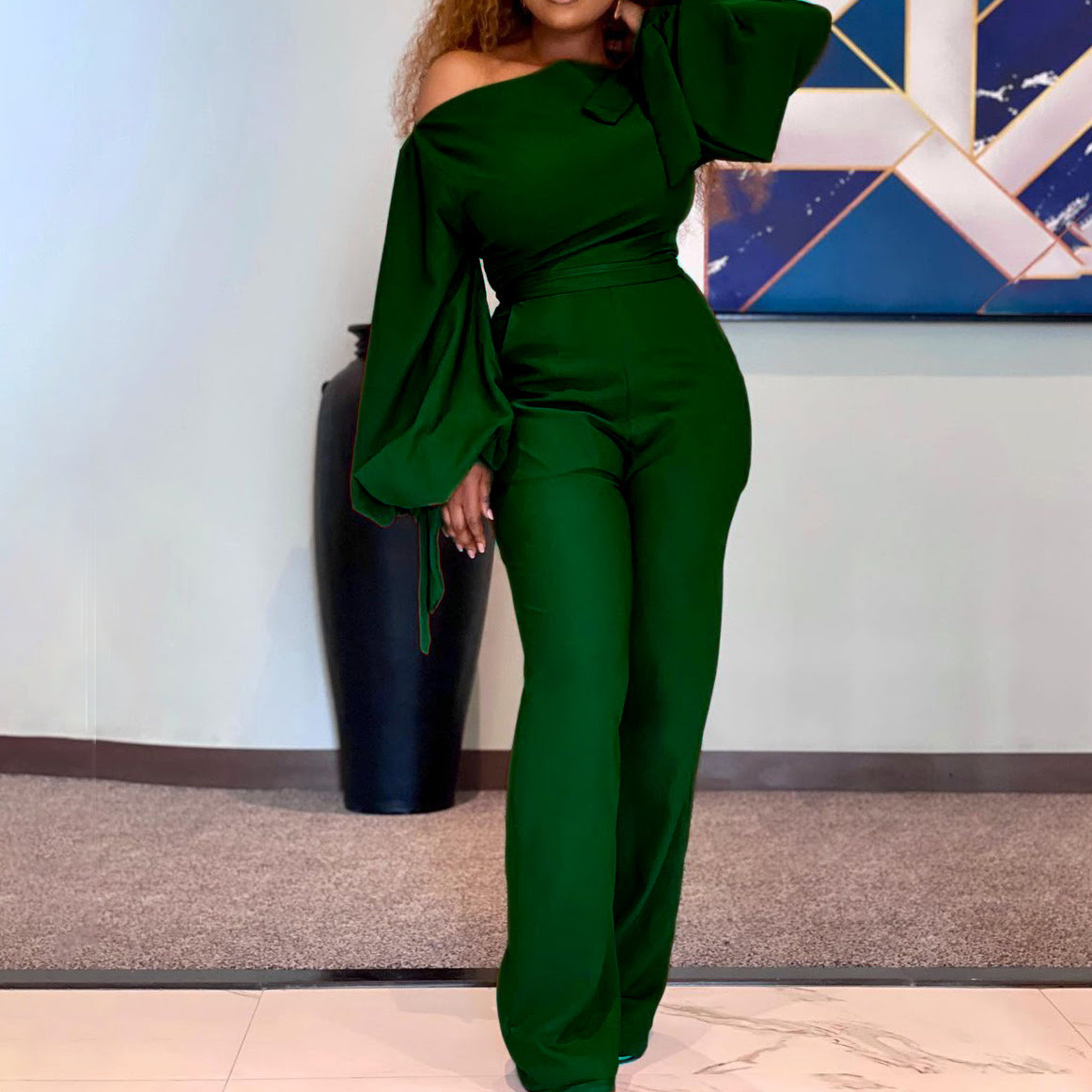 D133T Women's Jumpsuits Plus Size Wide Leg Jumpsuit