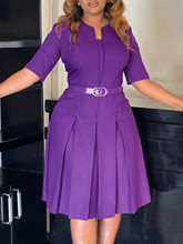 D533 Half-sleeve dress